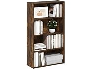 Furinno PASIR Book Shelf, 4-Tier Bookshelf