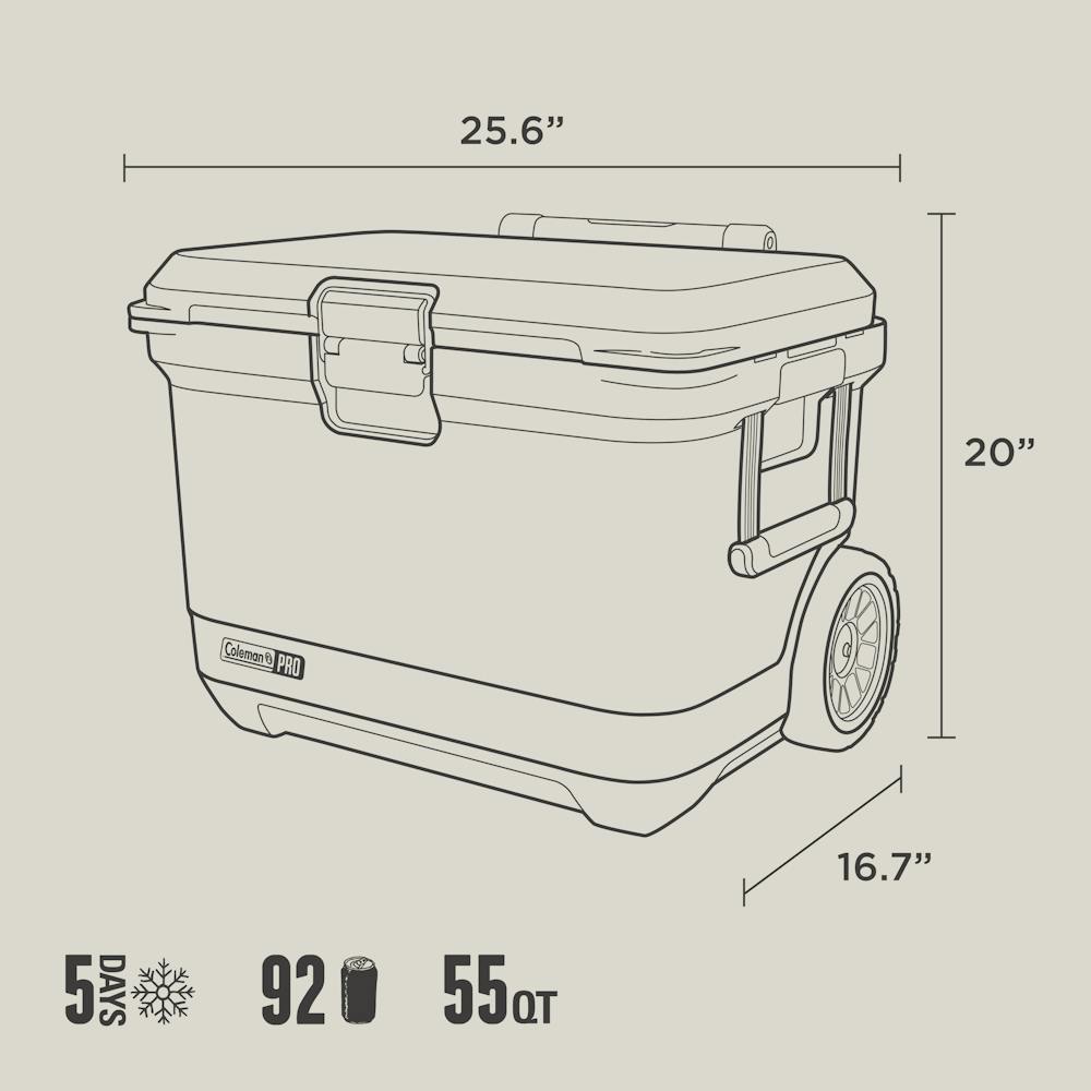 Pro 55-Quart Hard Cooler, Desert Sand