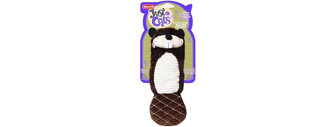 Hartz NEW Just for Cats The Chucklin' Beaver Kicker
