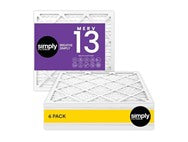 Simply Air Filter, Merv 13, MPR 1500, 6 Pack