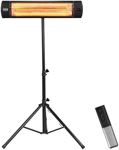 Infrared Heater, 1500W Remote Control Electric