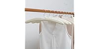 Sukkiri Homu 10-Pk Padded Hangers Ivory