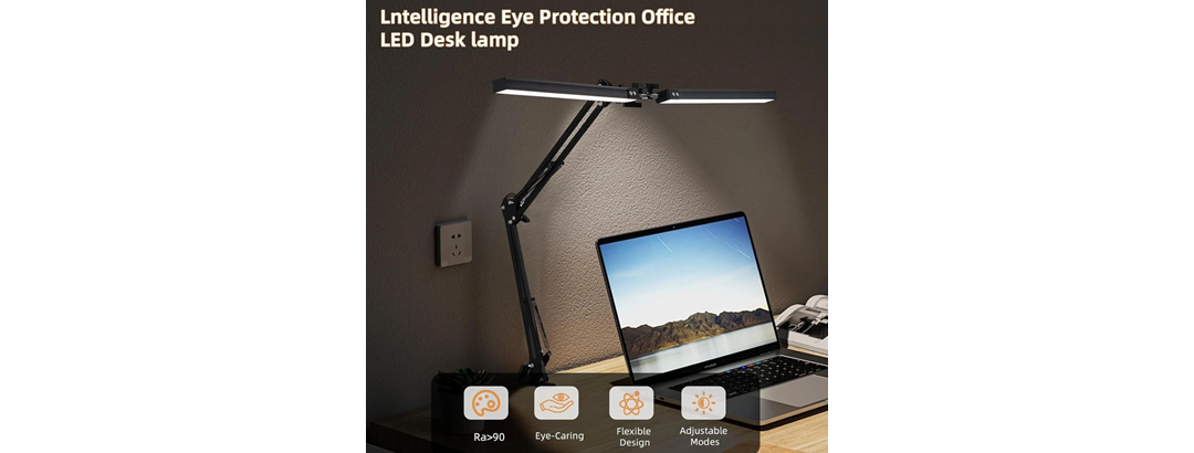 Clamp on LED Desk Lamp