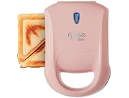 6.2 in. Metal Nonstick Surface Pink Sandwich Grill, Pink