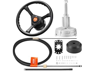 Outboard Steering System 10\' Boat Steering