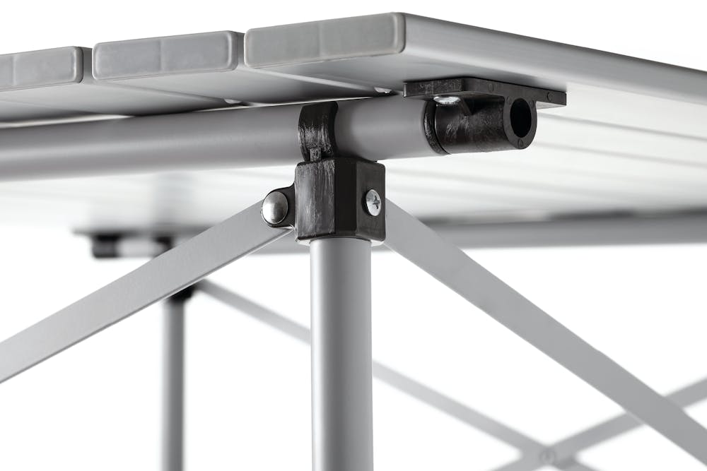 Compact Roll-Top Aluminum Camping Table