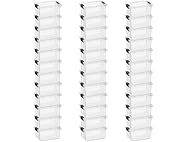 Superio Clear Storage Box 3.5 Quart 36 Pack
