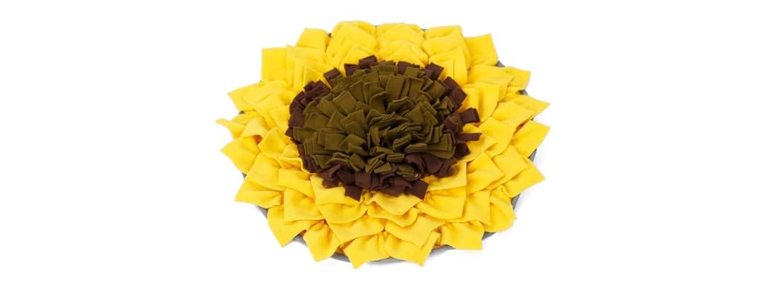Injoya Sunflower Snuffle Mat for Dogs - 19" x