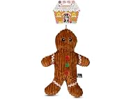 Bow Wow Pet Holiday Plush Gingerbread Man