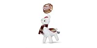 Bow Wow Pet Feliz Alpaca with Scarf Plush Squeaky Dog Toy