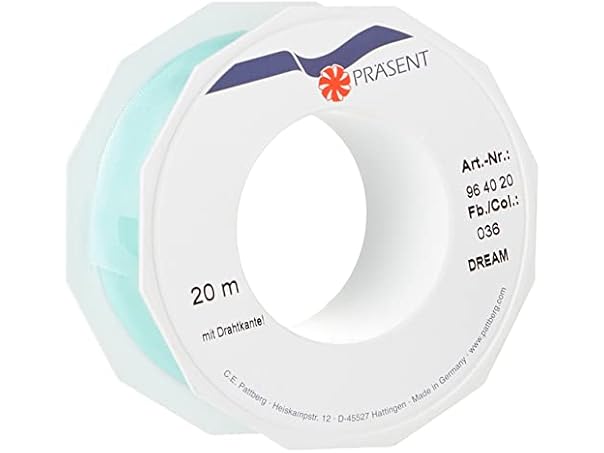 C.E. Pattberg DREAM Ribbon Sea Green 20m