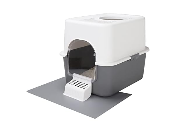 RIZZARI Large Cat Litter Box,Portable Cat Litter Box