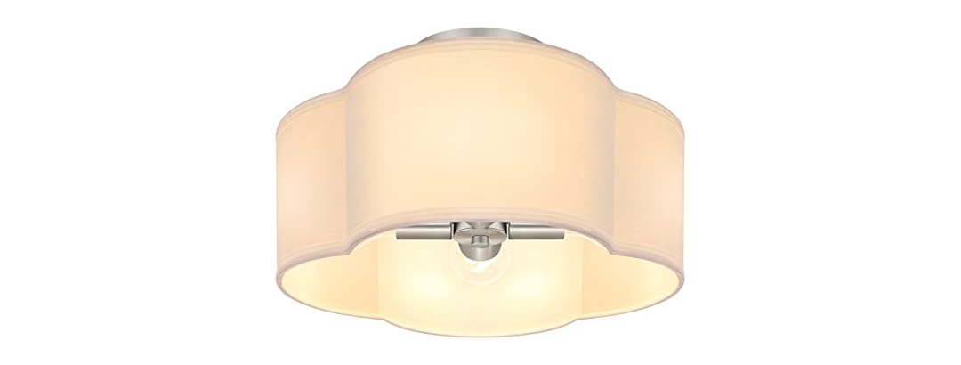 4-Light Semi Flush Mount Ceiling Light Fixture