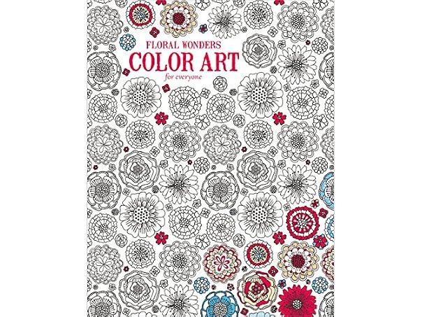 LolliZ Floral Wonders Coloring Book