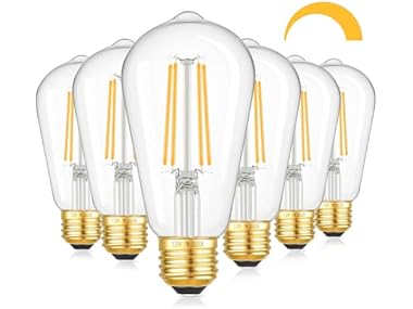Kondras 7W Dimmable LED Light Bulbs, 60Watt Warm Light