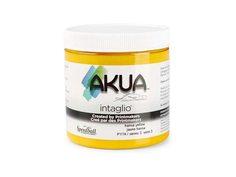 Akua Intaglio Ink 8oz Hansa Yellow