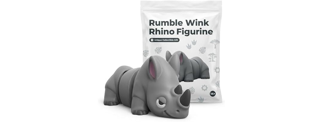 Generic Rumble Wink Rhino Collectible Figurine -