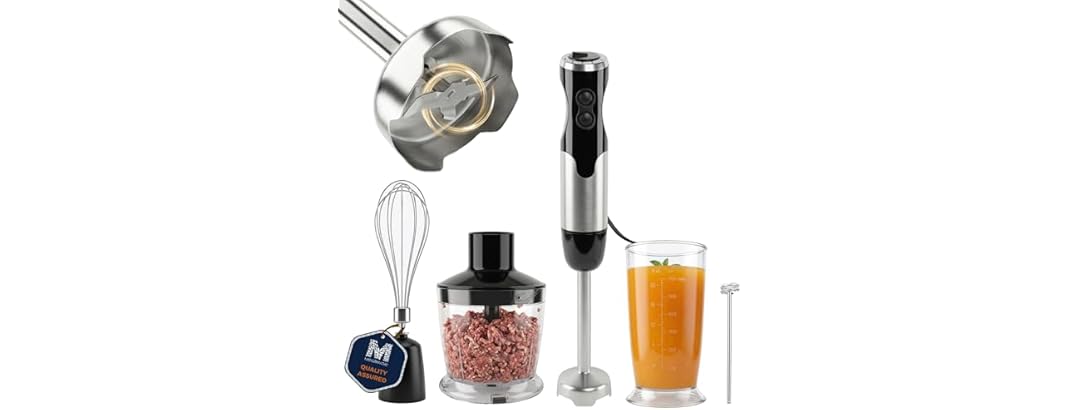 MEGAWISE 5-in-1 Hand Immersion Blender Set