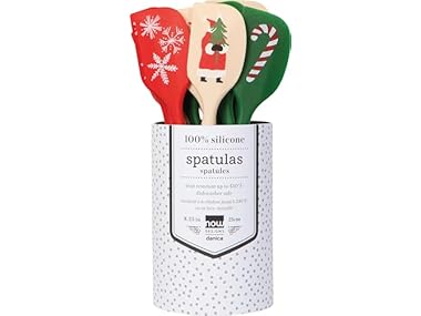 Now Designs Holiday Cheer Christmas Mini Spatula Counter Display