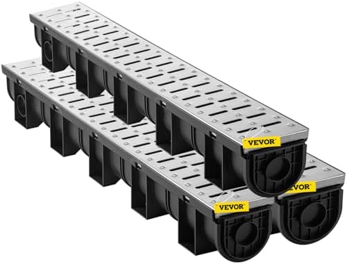 Trench Drain System, Channel Drain with Metal