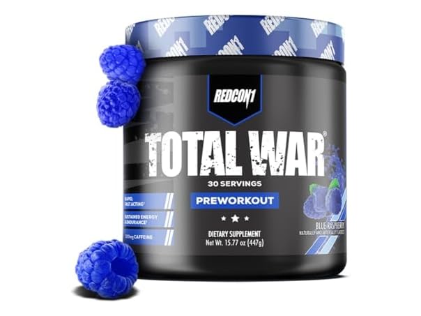 Total War Pre Workout Blue Raspberry