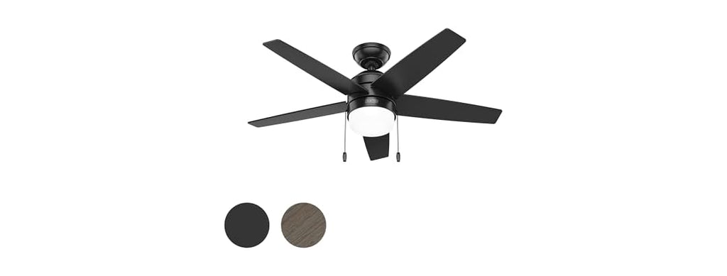 Hunter Fan 44" Matte Black Indoor Fan