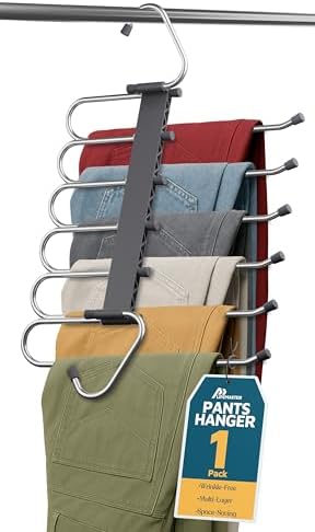 Lifemaster Space Saving Pants Hangers 1 Pack