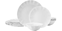 Mikasa Elodie Scalloped 12 Piece Bone China Set
