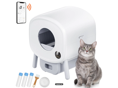 VEVOR 76L Self Cleaning Cat Litter Box