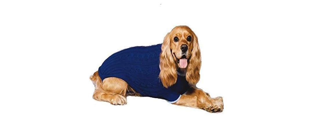 Fashion Pet Lookin' Good! Classic Cable Sweater- Small