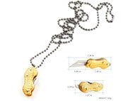 Portable Folding Knife Peanut-Shaped