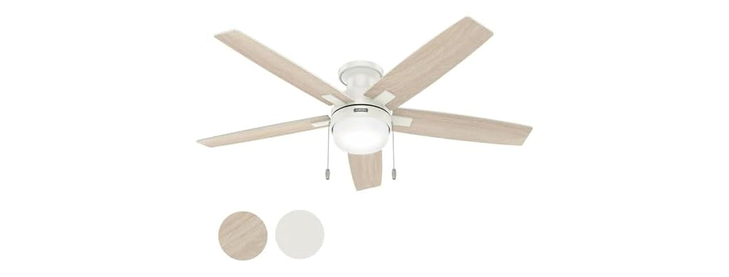 Hunter Fan 52" White Indoor Ceiling Fan
