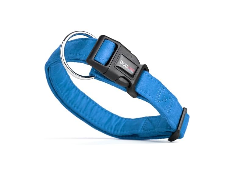 Dogline Comfort Microfiber Flat Collar for Dog