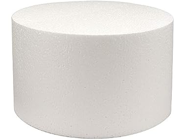 BakeDeco Round Cake Dummy, Styrene