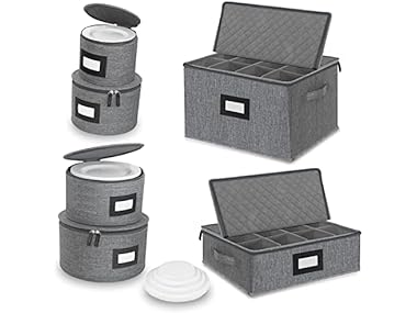 Dinnerware Storage Containers 6-Pack
