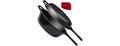 Cuisinel Cast Iron Skillet + Lid, 2-in-1