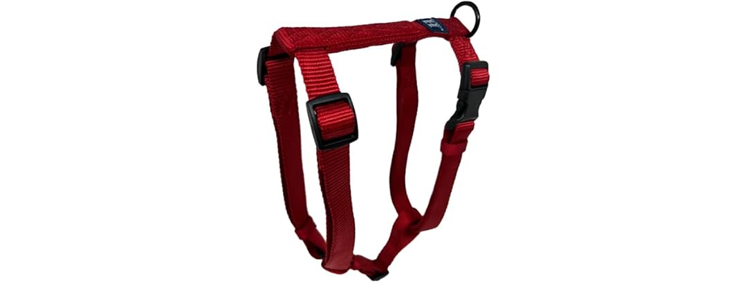 Hamilton Adjustable Comfort Nylon Dog Harness, Red