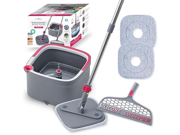 True & Tidy True Clean Spin Mop & Bucket