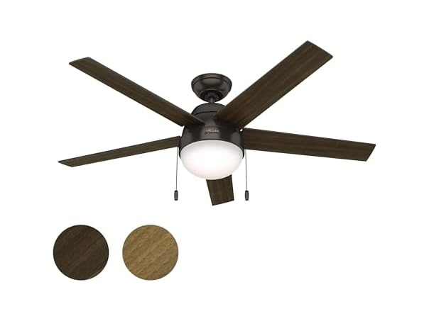 Hunter Fan 52 Inch with Light and Pull Chain