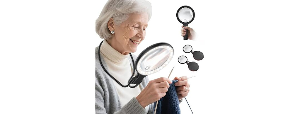 Lightswim Neck Wear Magnifying Glass with Light