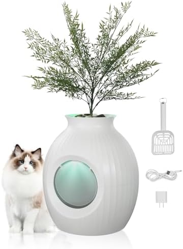 VEVOR Plant Cat Litter Box, Smart Odor