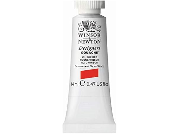 W&N Designer's Gouache 14ml Winsor Red