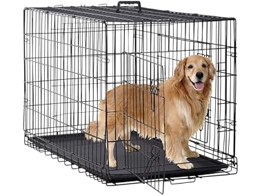 BestPet | Dog Crate | 48" | Black | Foldable Metal