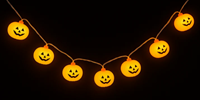 MQI 10 LED Pumpkin String Light