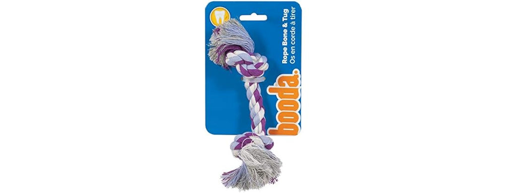 Petmate Booda Two Knot Rope Bone, Multicolored, X-Small