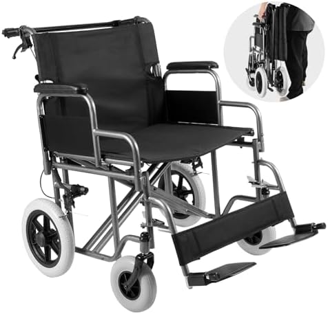 VEVOR Wheelchair, Carbon Steel