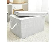 Sukkiri Homu 2-Pack Fabric Storage Baskets Grey