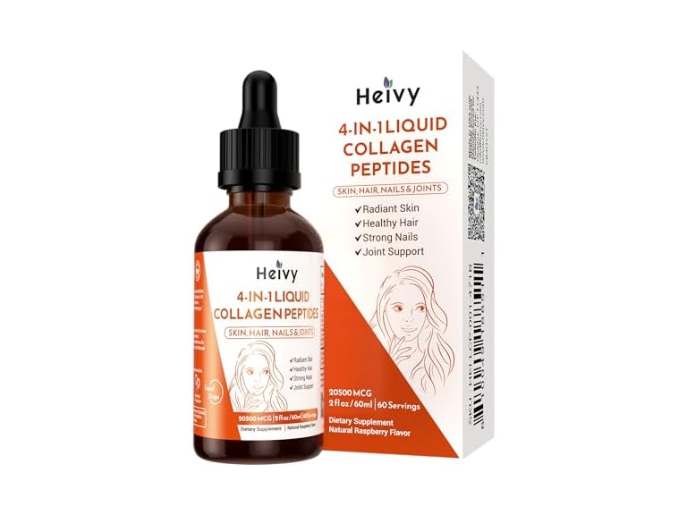 Heivy 4in1 Liquid Collagen Peptides 2 oz
