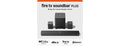 Amazon Fire TV 5.1 Soundbar Plus, Subwoofer & Surround Speakers