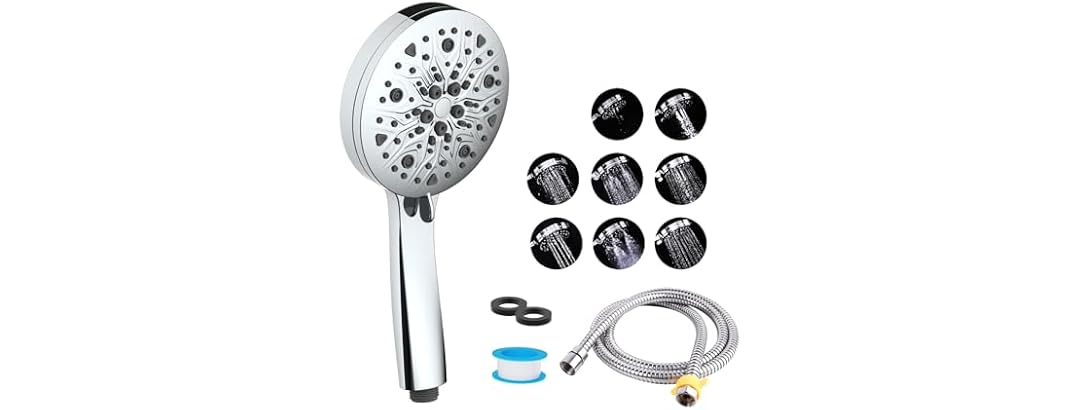 High Pressure Shower Head 8 Settings